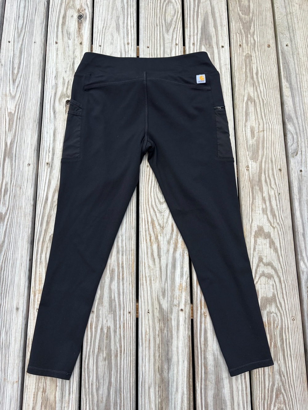 Carhartt Force Black Fitted Utility Leggings Pants Womens 12-14 Large Pockets - Picture 11 of 13